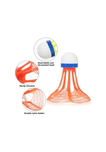 Flybuy Ve Topu Rüzgara Nylon Mekan Kullanımı İç Dış Dayanıklı Dayanıklı Badminton Adet 3 - Yj