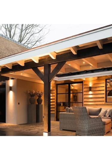 Çift Yönlü Duvar Aplik Iç Ve Dış Mekan Bahçe Balkon Salon Veranda Kamelya Teras Apliği Diğer