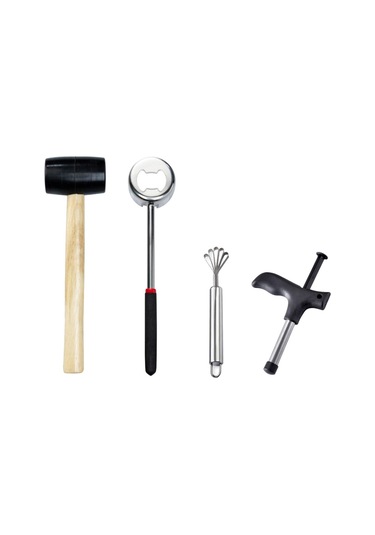 Soulader Hindistan Cevizi Kırma Aparatı Ve Açacağı Seti - Pratik Hindistan Cevizi Kıracağı İle Taze Hindistan Cevizi Yeme Aleti Diğer