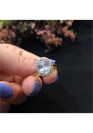 Stela Oval Taşli Yüzük - 554541518