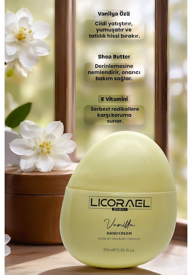 El Kremi E-vitaminli Hand Cream Vanılla