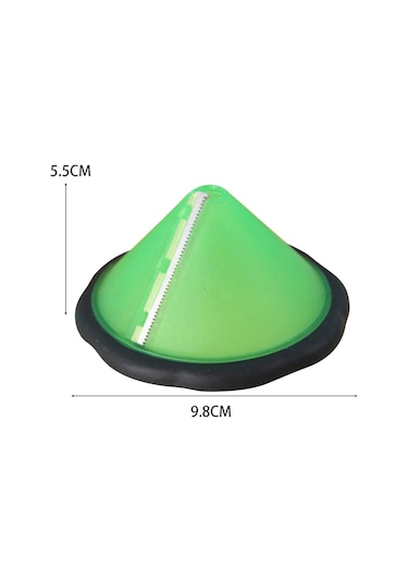 Homyl Havuç Spiral Bigudi, Sebze Dilimleme Süsleme Aracı Yeşil