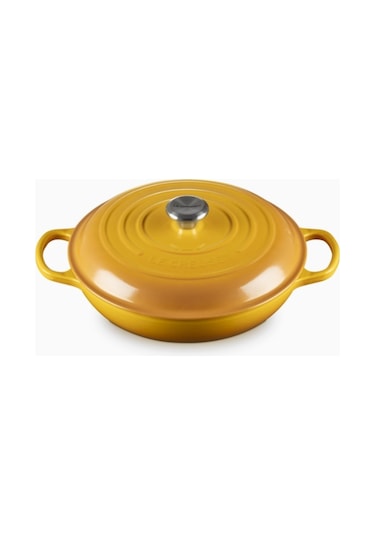 Le Creuset Gourmet Profesyonel Lüks Döküm Tencere Sarı 28 Cm