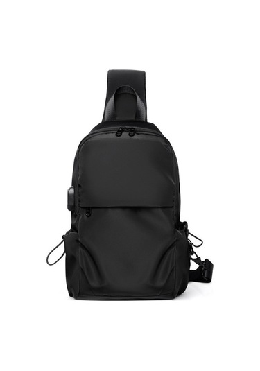 Goldenqian Göğüs Çantası Erkek Omuz Çantası Crossbody Çanta 8fvwdg Açık Pembe - Siyah