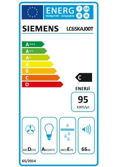 Siemens LC65KAJ00T iQ300 Duvar Tipi Davlumbaz
