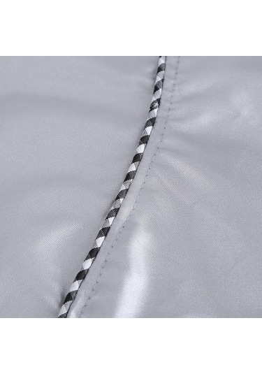 Tenfowee S Boyutu Ön Açık Drum Makine Kılıfı - Gümüş Kaplama Poliester, Su Ve Güneş Korumalı, Reçine Tasarımı Diğer