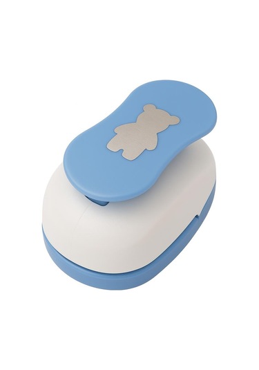 Redapple Şekilli Büyük Boy Delgeç/şekilgeç 3.8 Cm Ayıcık 44175 Mavi