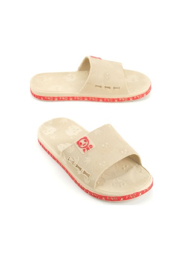 Gezer Kız Çocuk Airblow Yazlık Islak Zemine Uygun Ev Bahçe Banyo Havuz Terlik Bej