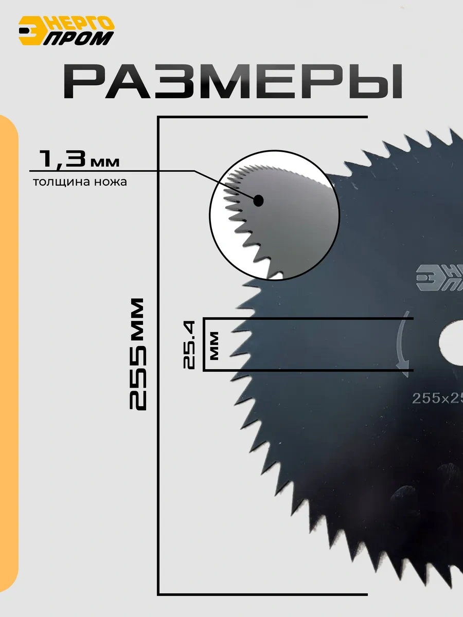 Energoprom Gt-60bm Trimmer Diski, 60t Siyah-255 1,3mm 394343781