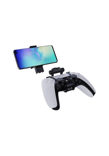 Ayarlanabilir Ps5 Oyun Kolu Telefon Tutucu Siyah