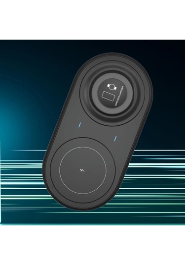 2si 1arada Kablosuz Saat,kulaklık Ve Telefon Hızlı Şarj Etme Aparatı 5365