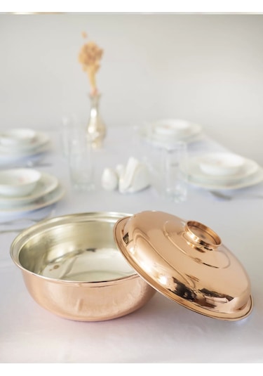 Bakır Tencere Helvane Model 28 CM No4