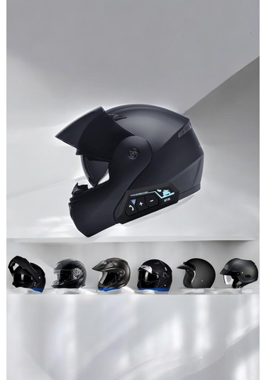 Kask Kulaklığı Motosiklet Intercom Interkom Dinleme Konuşma Özellikli Su Geçirmez