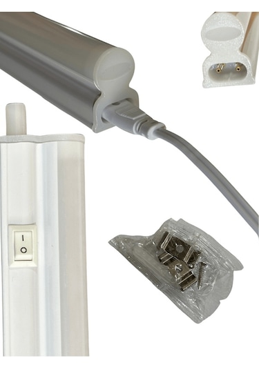 Cata Ct-2466 5w 6400k Beyaz Ledli Bant Armatür 4 Adet Beyaz