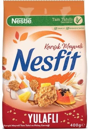 Nesfit Karışık Meyveli Gevrek 12 x 400 G