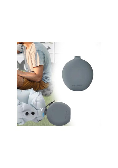 Dolıty Kompakt Pompa Şişme Hava Yatağı Yüzme Halkaları Gri