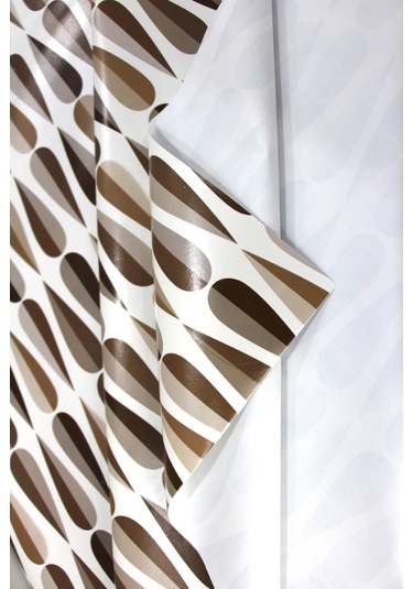 Astarlı Silinebilir Pvc Muşamba Masa Örtüsü 132-a-kahve