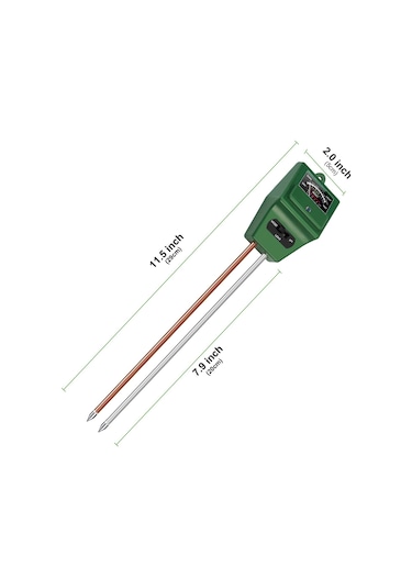 Higrometre 3in1 Toprak Nem Ph Metre Ölçer Işık Ölçer Hidroponik