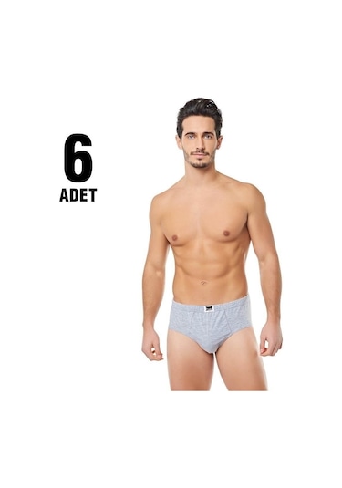 Tutku Erkek Penye Kom Slip Külot 6 Adet