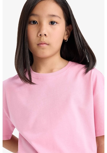 Defacto Kız Çocuk Relax Fit Bisiklet Yaka Sırt Baskılı Kısa Kollu Tişört E0353a825smpn666 Pembe Defacto Kız Çocuk Relax Fit Bisiklet Yaka Sırt Baskılı Kısa Kollu Tişört E0353a825smpn666 Pembe