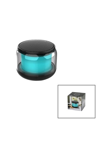 Kavanoz Modeli - Mika Gövdeb Luetooth Wireless Mini Hoparlör Speaker Usb Şarjlı - Işıklı5w 5365