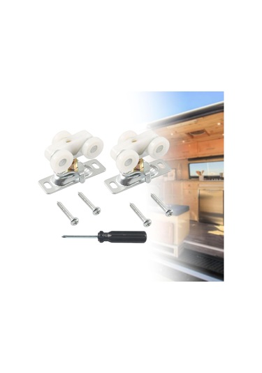 Suntek Sürgülü Cep Kapısı Silindirler Montaj Tornavida-ile