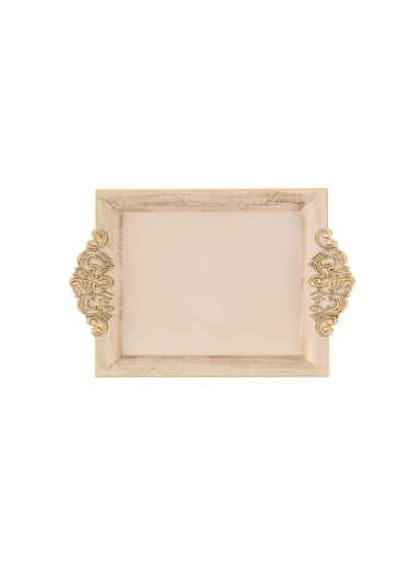 Madame Coco Barroco Tepsi Büyük Barroco39x26x3cm-soft Bej