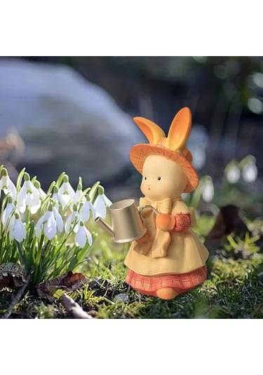 Suntek Bahçe Heykeli Sevimli Küçük Su-ısıtıcısı-ile