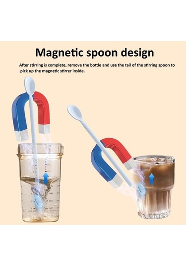 Flybuy 10000rpm Manyetik Levitasyon Elektrikli Kahve Karıştırıcı Süt Çalkalayıcı Kırmızı Şarap Dekantör Beyaz