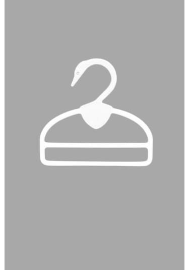 10 Lu Kuğu Model Şal Eşarp Atkı Askısı Kaliteli Plastik, Beyaz