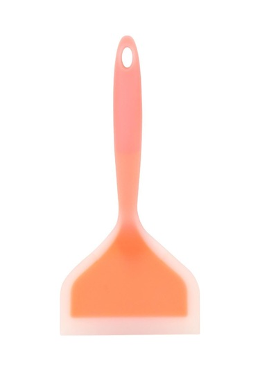 Turuncu Silikon Spatula Pişirme Gereçleri Sığır Eti Yumurta Mutfak Kazıyıcı Geniş Pizza Pişirme Araçları Kürek Yapışmaz Spatula Mutfak