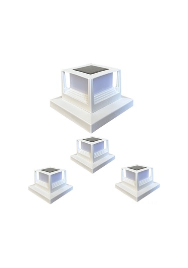 Mufunye Güneş Enerjili Dış Mekan Lambası, Çift Renkli Işık, Ev Bahçesi Ve Çit Aydınlatması, 6-12 Saat Süreli Aydınlatma, Dayanıklı Yapı Beyaz