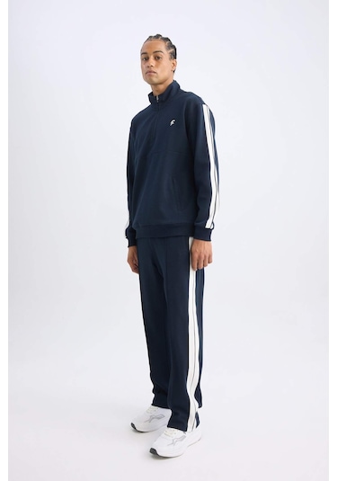 DeFactoFit Sporcu Jogger Eşofman Altı Standart Fit Standart Paça Beli Lastikli Cepli D1957AX24AUNV146