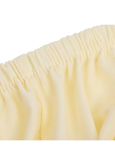 Vidaxl 2 Kişilik Kanepe Kılıfı Streç Krem Polyester Jersey DiğER