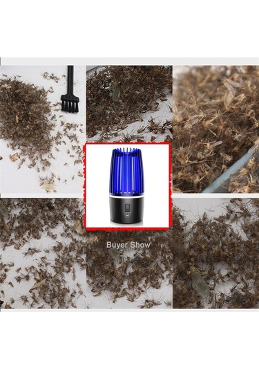 Artfulabode Zapper Uv Usb Tuzak Sinek Şarj Pil Mavi Lamba Işığı İle Gece Elektrikli Edilebilir Arada 4000mah 2'si 1 Az Mavi