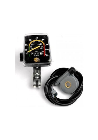 Monero Rectus Bisiklet Kilometre Saati Mekanik 32003 Siyah