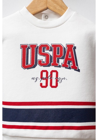 U.s. Polo Assn. Erkek Bebek 2'li Takım Beyaz-1690 Beyaz
