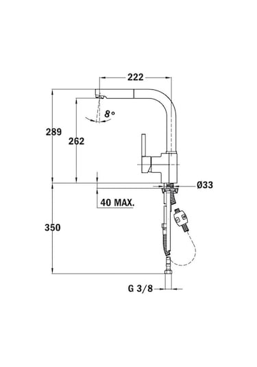 Teka Ark 938 Metallıc Siyah