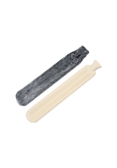 Sones 2l Uzun Şerit Çok İşlevli Su Dolu Kauçuk Sıcak Su Torbaları, Özellikler: Solmuş Siyah