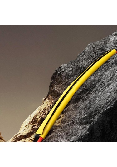 Suntek Açık Kaya Tırmanışı Halat Koruyucusu Sarı-50cm Sarı 50cm Çok Renkli