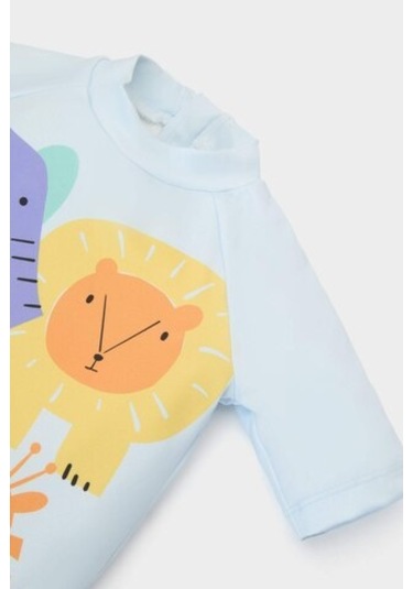 DeFacto Erkek Bebek Desenli Mayo E3358A525SMBE495 Mavi