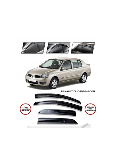 Renault Clio 2 Sedan Cam Rüzgarlığı