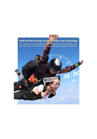 Createtech S70 2.7k Hd 180 Wifi Manyetik Tutuculu Outdoor Aksiyon Kamerası Beyaz Beyaz