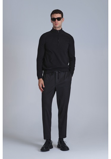 Lufian Erkek Kazak 112090141 Siyah Siyah