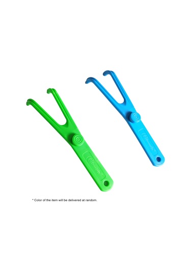 Samdoo Y Şekilli Diş İpi Tutucusu - Sağlıklı Diş Temizliği, Kolay Kullanım, Dayanıklı Plastik Malzeme, Toplu Yıkama Uygun