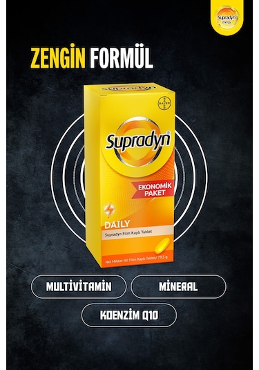 Supradyn Daily 60 Film Kaplı Tablet