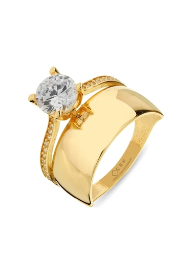 Tektaş Alyans Altın Yüzük (411858498)