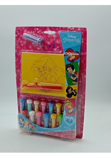 Disney Prensesler Eğitici Ve Eğlenceli Kum Boyama Seti 4in1-red Castle Fm-06-pl-e