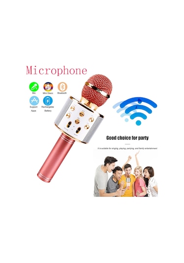 Lemestar Bluetooth Mikrofon Ve Hoparlör Birleşik Cihaz, Kaliteli Ses, Otomatik Gürültü Azaltma, Tf Kart Desteği, Çoklu Cihazla Uyumlu, Mavi