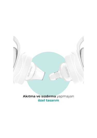 Mamajoo Kulplu Antikolik Alıştırma Biberonu 160 ml 6 Ay+ | Orta Akışlı, 2-in-1.